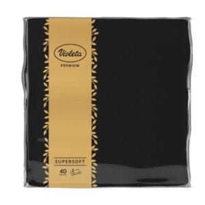 Violeta salvete Premium 40/1 2sl 38*38 crne