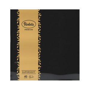 Violeta salvete Premium 40/1 2sl 38*38 crne